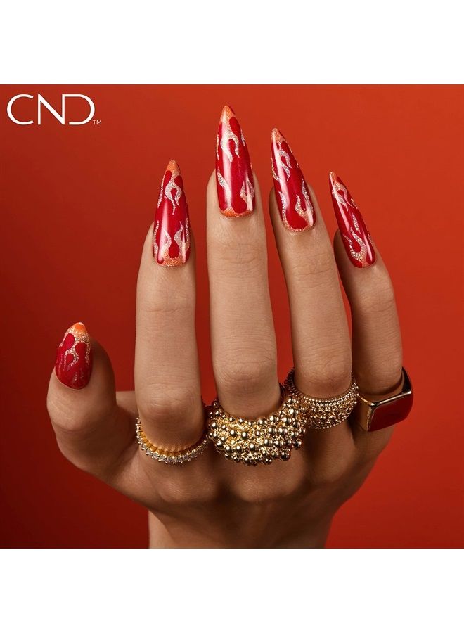 CND Vinylux Longwear Red Nail Polish, Gel-like Shine & Chip Resistant Color, Decadence #111, 0.5 Fl Oz - Image 5