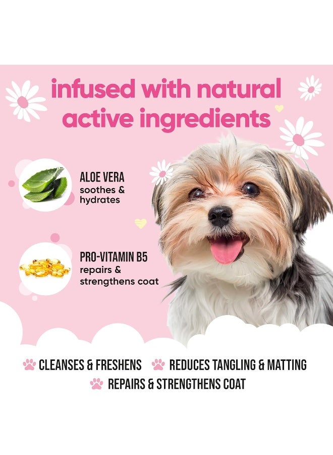 Buddycare Baby Fresh Dog Shampoo for Smelly Dogs from 8 Weeks - Baby Powder Scented Puppy Shampoo with Aloe Vera and Provitamin B5/500 ml - Image 3