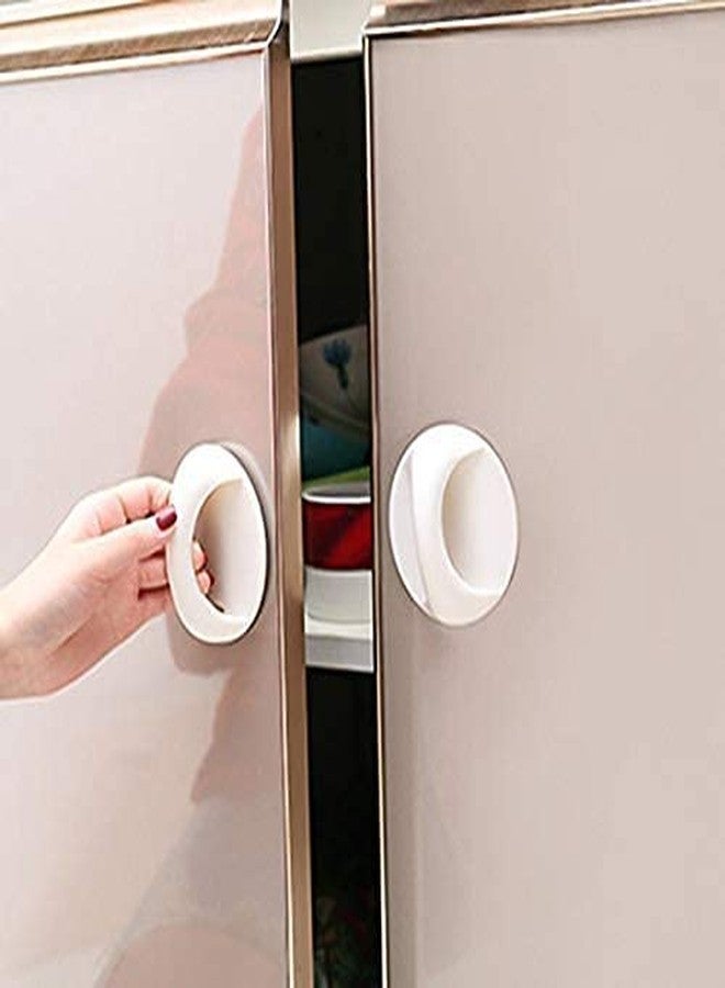 KPS Self Adhesive Door Handles | Stick Plastic Handles Pull knob | Door Handles Pull for Sliding Door, Drawer, Window, Commode and Cupboard Cabinet (Multicolor, 2PCs) - Image 4