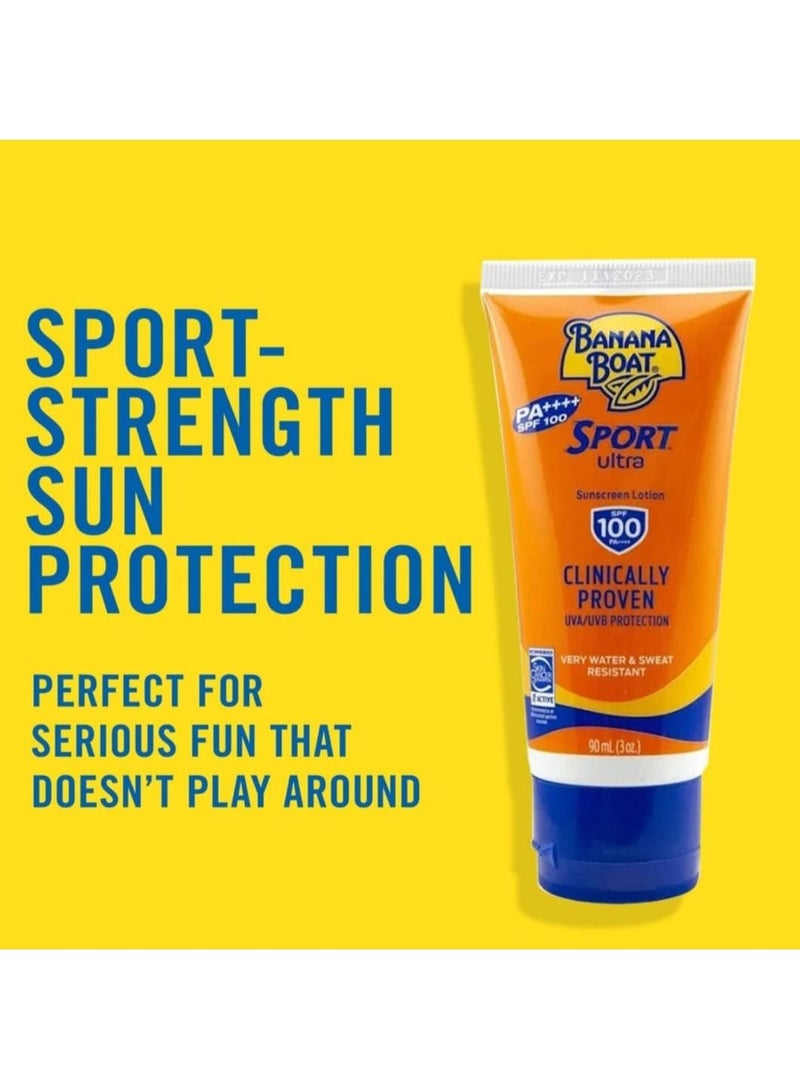 BANANA BOAT Banana Boat Ultra Sport SPF100 90ml | UVA/UVB protection | Sunscreen Lotion  - Image 3
