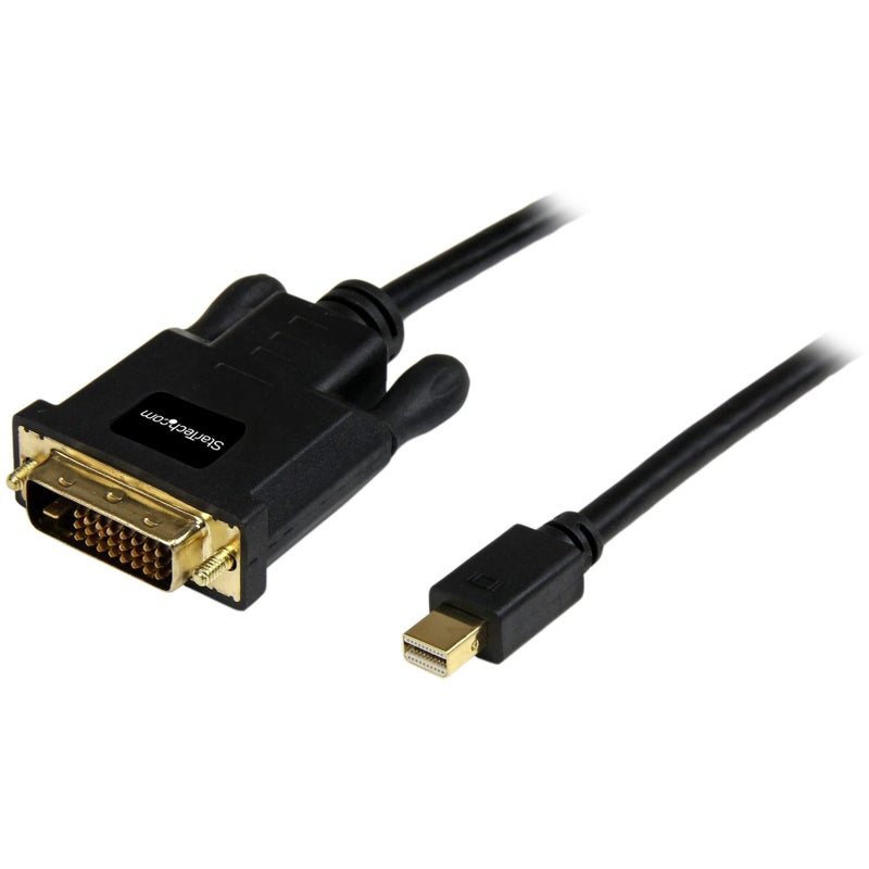 Startech.com StarTechcom 10ft 3m Mini DisplayPort to DVI Cable Mini DP to DVI Adapter Cable 1080p Video Passive mDP 12 to DVID Single Link mDP or Thunderbolt 12 MacPC to DVI Monitor MDP2DVIMM10B - Image 2