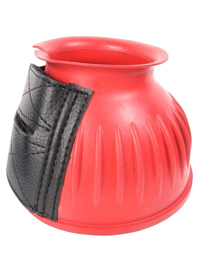 كاشيل حذاء كاشيل المطاطي ذو الجرس للحصان، مقاس كبير، أحمر - Image 2