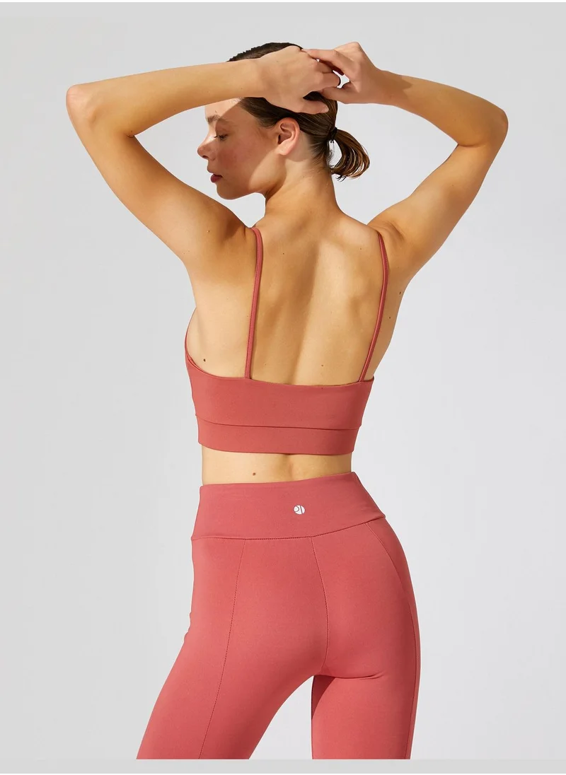 KOTON Shirred Sports Bra