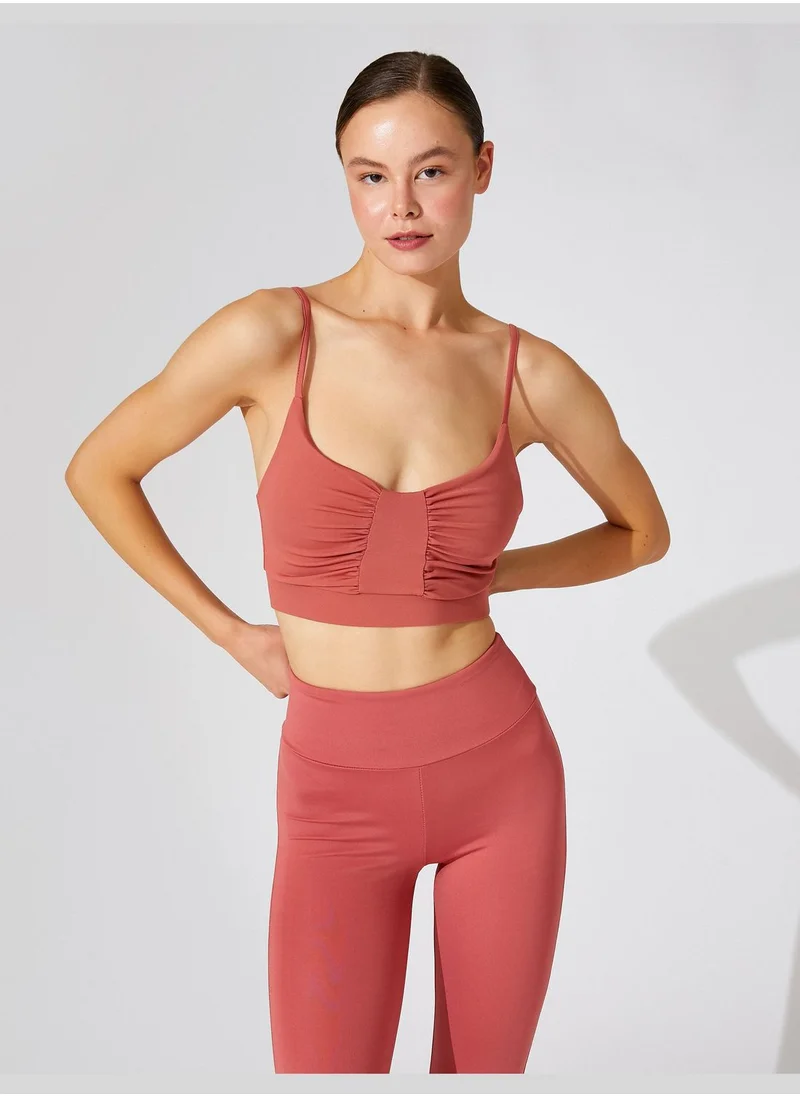 KOTON Shirred Sports Bra