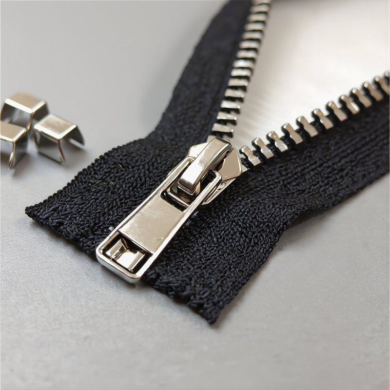 Zipper Slipping Out Fix Stopper Clips Prevent Slider Escape Easy Crimp No Loose Rust Free - Image 4