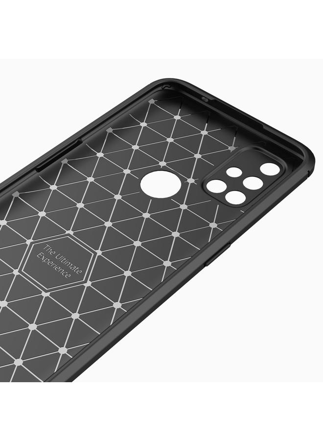 اس-توب جراب لهاتف OnePlus Nord N10 5G مصنوع من ألياف الكربون المصقولة TPU - Image 5