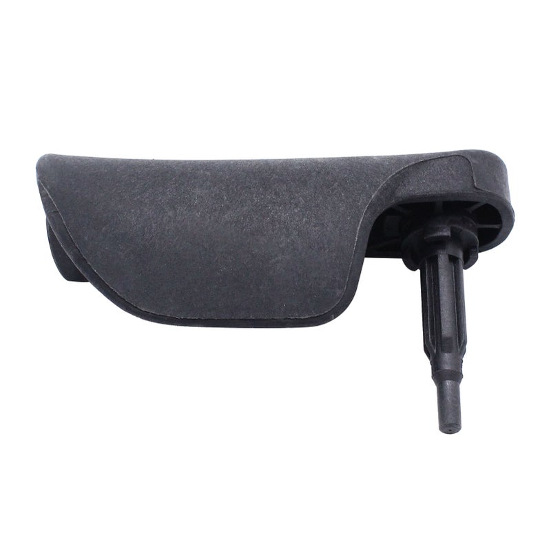 Black Bonnet Release Handle Right Hand Drive Replacement for Audi TT MK2 2007-2014 - Image 1