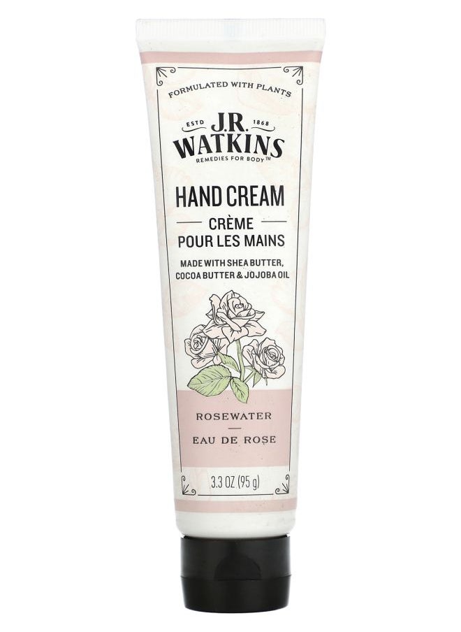 JR - Hand Cream Rosewater 3.3 oz (95 g) - Image 1