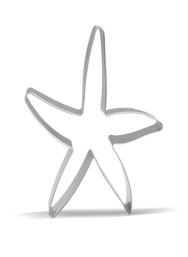 Keewah 4.1 Inch Starfish Cookie Cutter - Stainless Steel, 1 Piece - Image 1