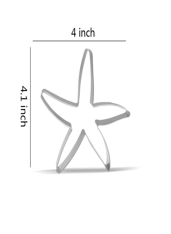 Keewah 4.1 Inch Starfish Cookie Cutter - Stainless Steel, 1 Piece - Image 2