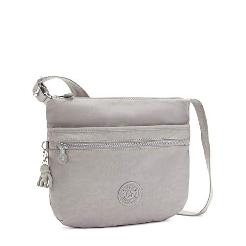 KIPLING KIPLING Kipling womens WomenÂ’s Arto Bag, Lightweight Everyday Purse, Casual Nylon Shoulder Crossbody Bag, Grey Gris, 11.25 L X 10.25 H X 1.5 D US - Image 2
