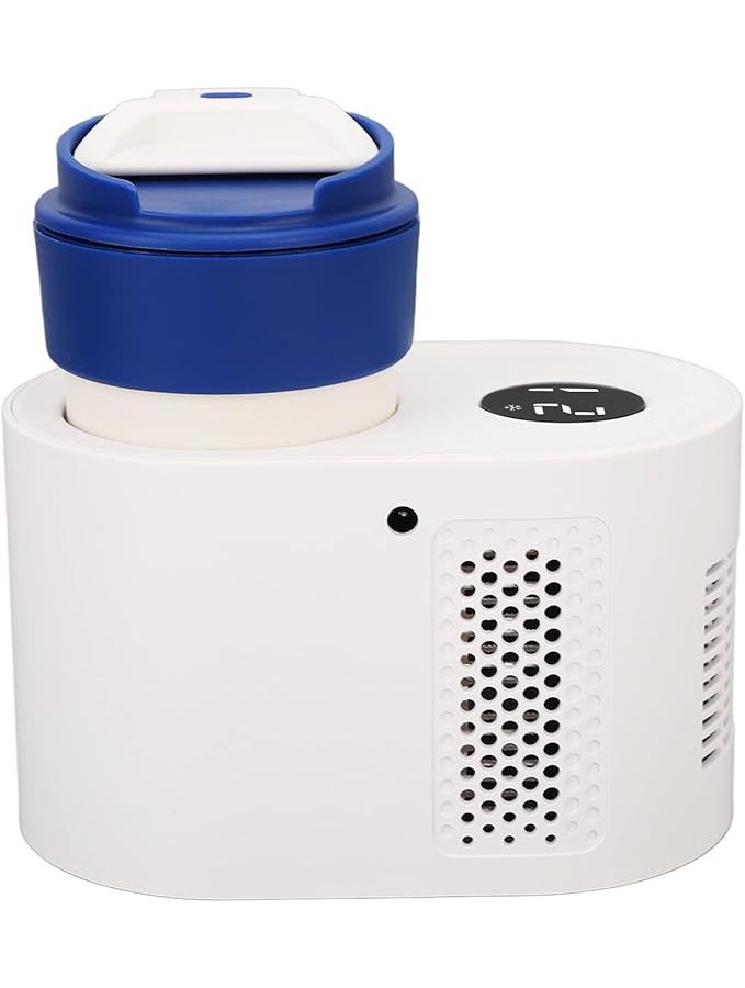 GLOGLOW Nan 2 in 1 Car Cup Warmer Cooler ABS Material Quick Temperature Control from 32°F to 140°F Ideal for Drivers Travelers Kitchen Appliances White - Image 1