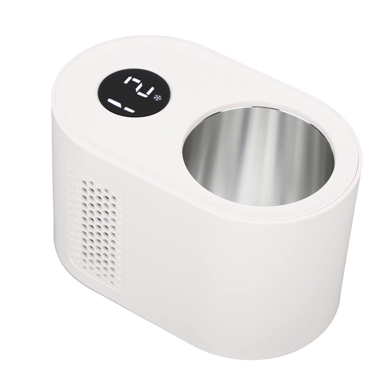 GLOGLOW Nan 2 in 1 Car Cup Warmer Cooler ABS Material Quick Temperature Control from 32°F to 140°F Ideal for Drivers Travelers Kitchen Appliances White - Image 5