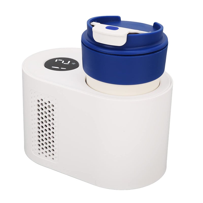 GLOGLOW Nan 2 in 1 Car Cup Warmer Cooler ABS Material Quick Temperature Control from 32°F to 140°F Ideal for Drivers Travelers Kitchen Appliances White - Image 4