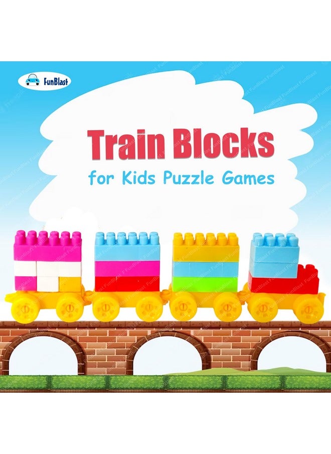 FunBlast FunBlast Toy Building Blocks - DIY Blocks with Wheel for Kids - Learning and Education Toys for Kids - 290+ Pcs (Multicolor) (290 pieces)  - Image 5