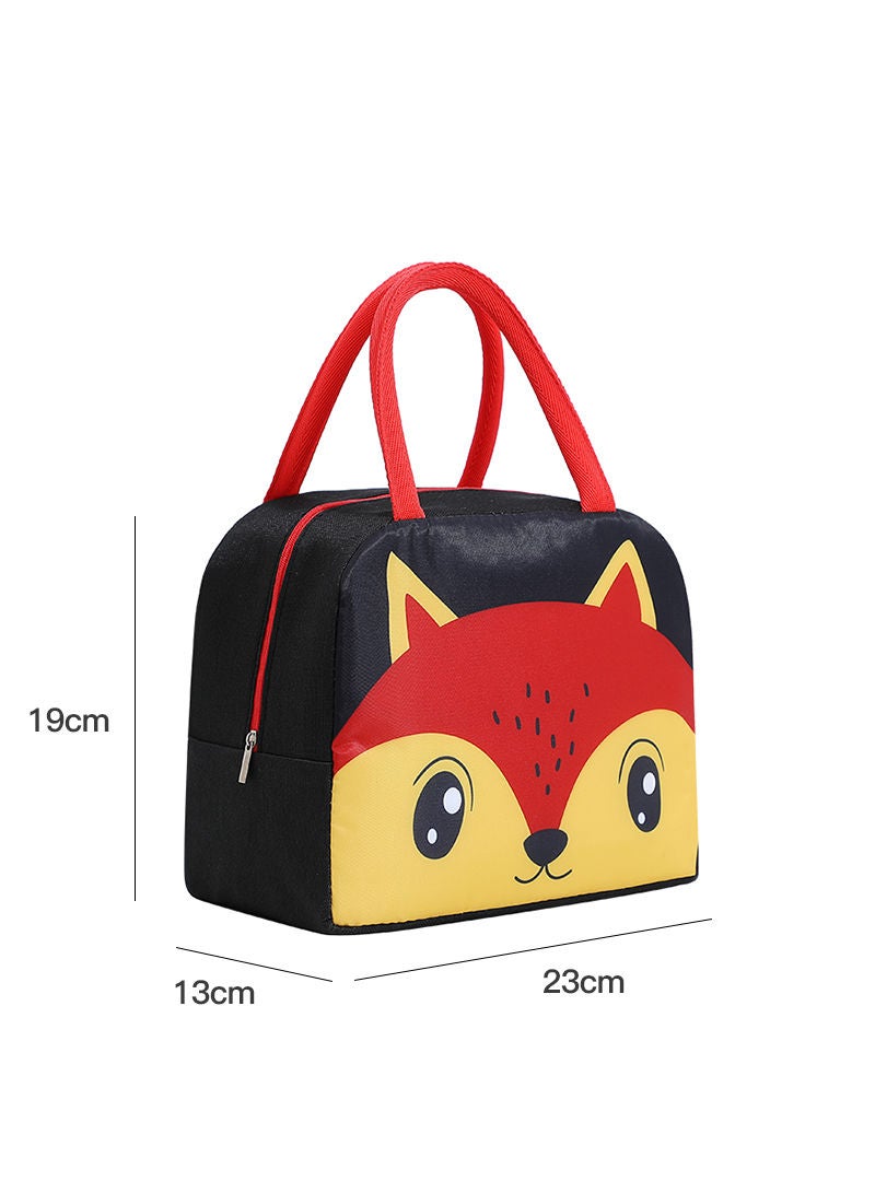 Sharpdo Cartoon Insulated Bento Handbag, Lunch Box Handbag, Resuable Aluminum Foil Lunch Bag, Thickened Student Lunch Box Bag 24*12.5*22 cm - Image 5