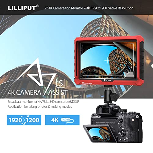 Lilliput ليليبوت A7S EY-ZB0167 شاشة IPS مقاس 7 بوصة، مراقب ميداني لكاميرات الميرورليس 4K - Image 2