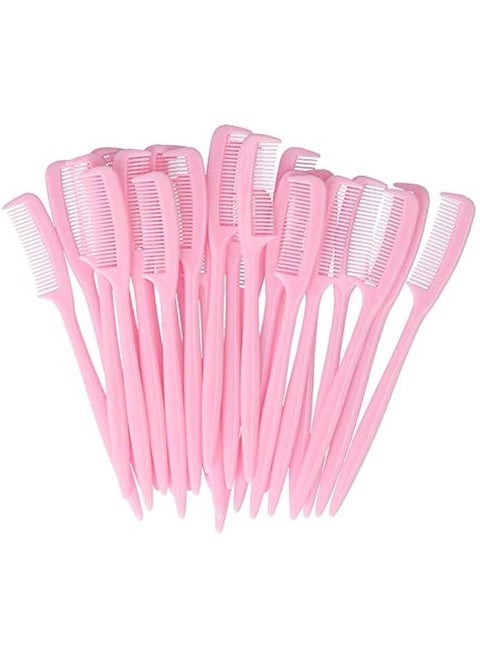 25pcs Eyelash Separator Comb, Mini Eyebrow Comb Mascara Bevel Sets Cosmetic Tool for Eyelash Extension M, Brow Brush for Woman Lash and Brow Make Up