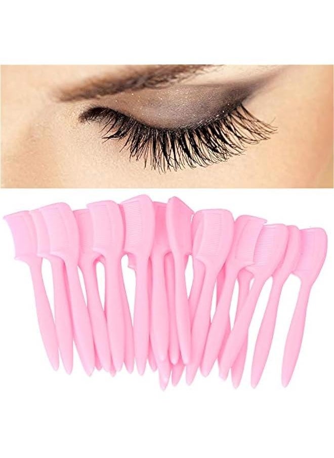 25pcs Eyelash Separator Comb, Mini Eyebrow Comb Mascara Bevel Sets Cosmetic Tool for Eyelash Extension M, Brow Brush for Woman Lash and Brow Make Up