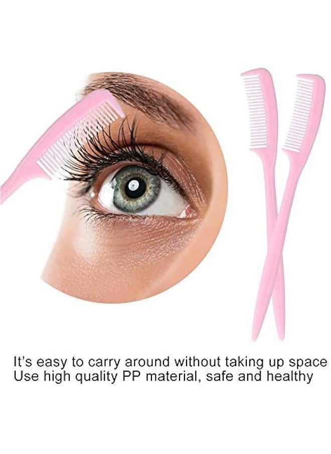 25pcs Eyelash Separator Comb, Mini Eyebrow Comb Mascara Bevel Sets Cosmetic Tool for Eyelash Extension M, Brow Brush for Woman Lash and Brow Make Up