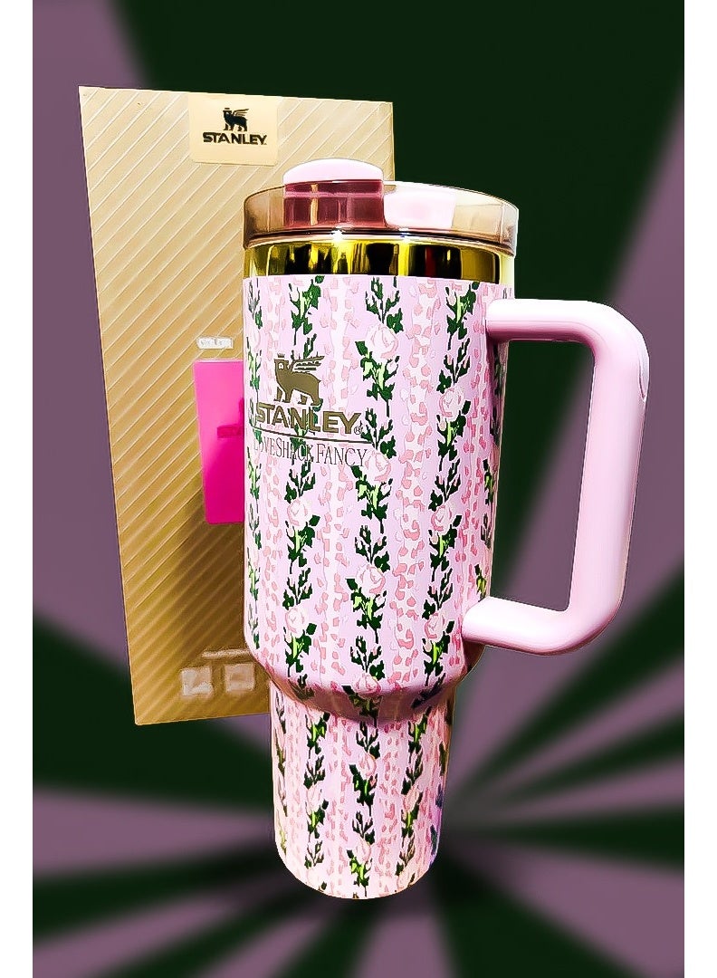 Stanley 40oz Tumbler Limited Edition Stainless Steel Travel Mug with Straw BPA Free Eco Friendly and Dishwasher Safe Leakproof FlowState Lid Double Wall Insulated to Keep Drinks Hot for 16 Hours and Cold for 24 Hours Slim Base Fits Car Cup Holders with Durable Ergonomic Handle for On the Go Use - Image 2