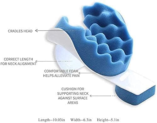 Jolfay Pain Relief Chiropractic Pillow Muscle Tension Reliever Neck Support Head Pain Relief Massager Traction - Image 5