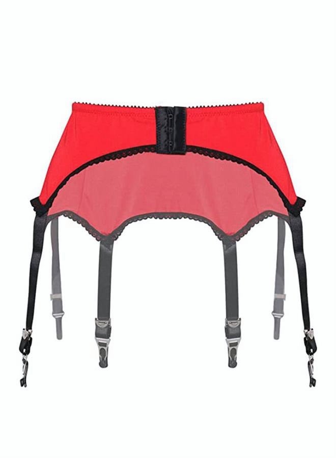 roaiss Fashion Lace Garter Belts/High Waist Garter 6 Metal Clips Reusable For Women's Stocks - Image 4