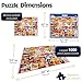 White Mountain 1000 Piece Jigsaw Puzzle Nostalgic Pie Label Collage Puzzles with Large Pieces for Adults and Family 24x30 Pies - Image 4