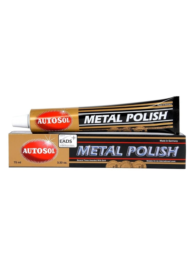 Autosol 75 mL Autosol Metal Polish for Chrome Copper Brass and more - Image 1