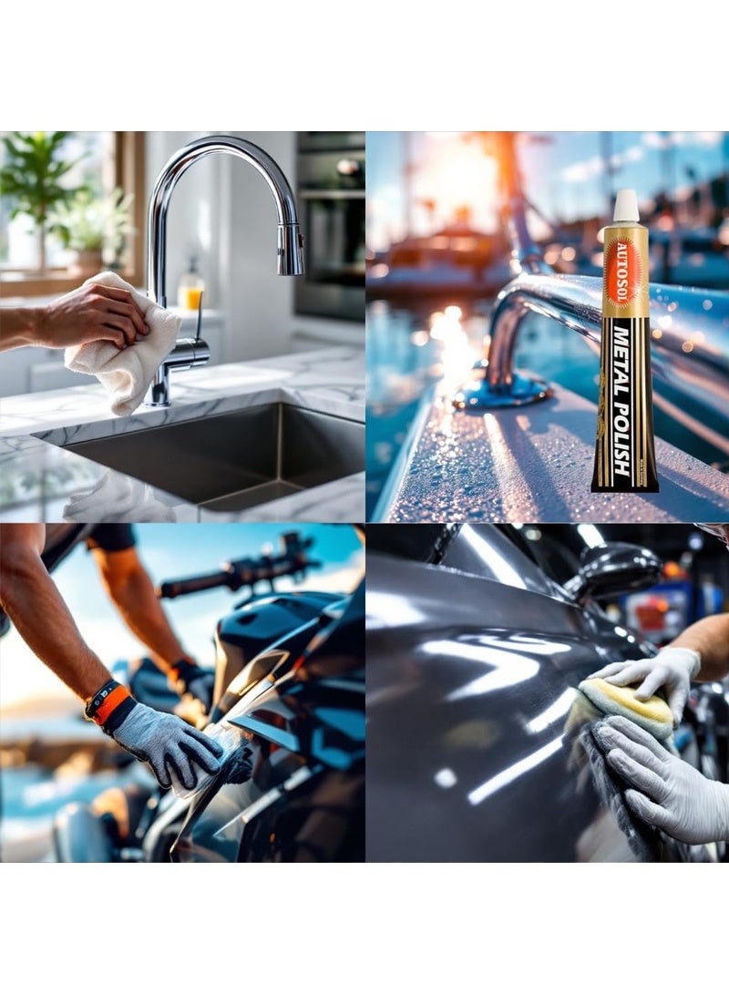 Autosol 75 mL Autosol Metal Polish for Chrome Copper Brass and more - Image 4