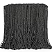 EOBOH 144PCS Bead Necklace Black Mardi Gras Bead Necklace Party Favors 33 Metallic Mardi Gras Round Beaded Bulk Festival Parade Throw Accessories for Mardi Gras Carnival Halloween Party Supplies Decor - Image 2