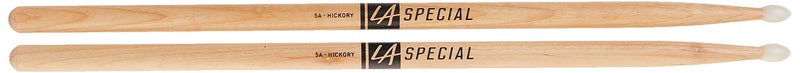 ProMark LA Specials Drum Sticks - 5A Drumsticks - Drum Sticks Set for Acoustic Drums or Electronic Drums - Oval Nylon Tip - Hickory Drum Sticks - Consistent Weight and Pitch - 3 Pairs - Image 2