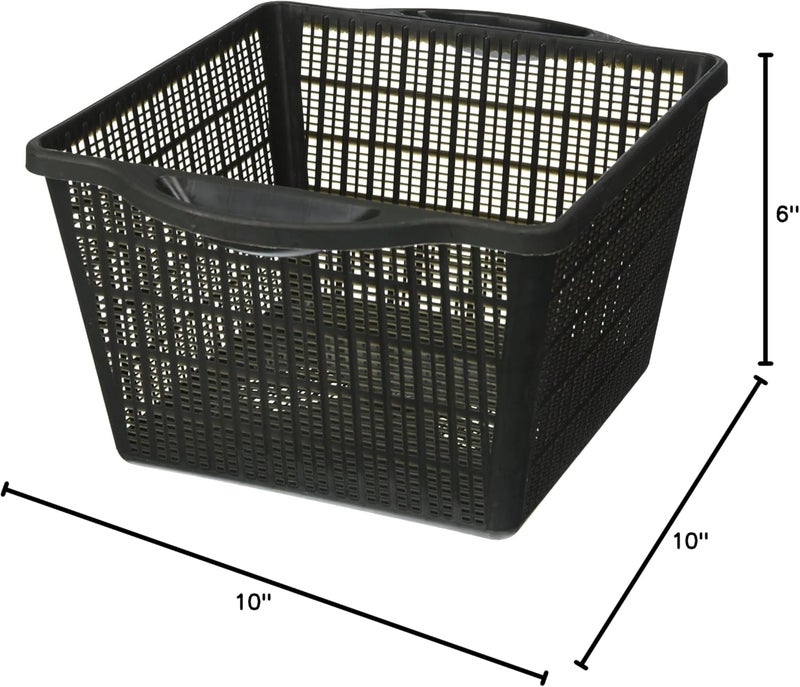 Laguna Sturdy Plastic Square Planting Basket, 6-Inch - Image 2