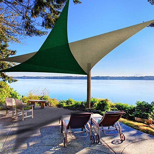 Easy Gardener 10909H, Fabric Shade, Sun Sail Shade Accessory, Green - Image 2
