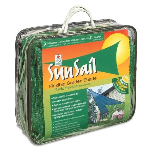 Easy Gardener 10909H, Fabric Shade, Sun Sail Shade Accessory, Green - Image 1