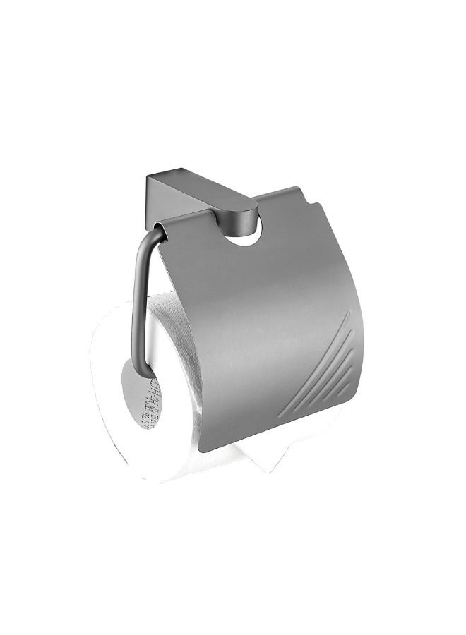 7 Pieces Gun Gray Special Design Wall Mounted Bathroom Accessories Set  - Image 3