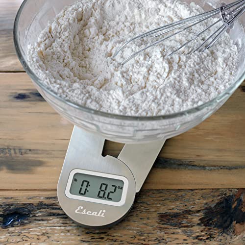 Escali F115 Compact Kitchen Scale, 11 lb/5 kg, Stainless Steel - Image 2