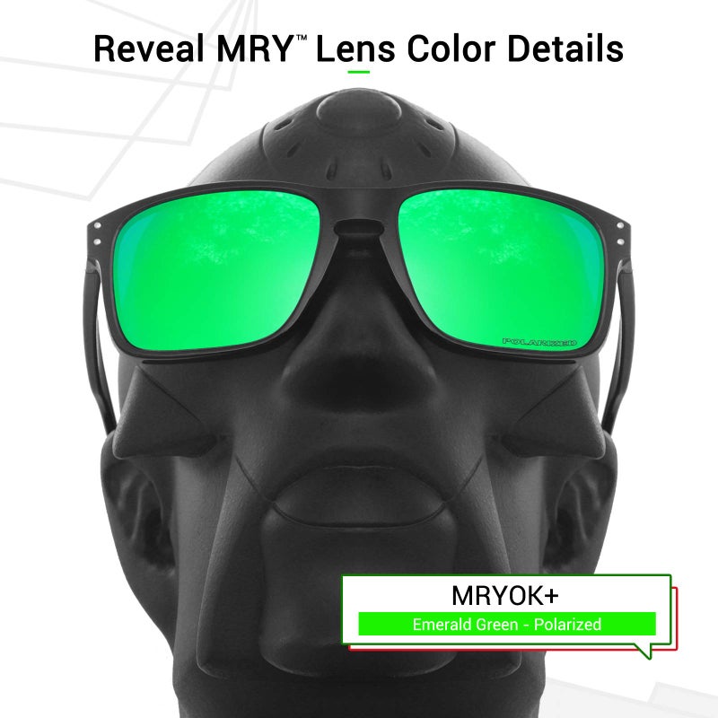 Mryok عدسات استبدال مريوك+ المستقطبة لعدسات أوكلي فيول سيل OO9096 - أخضر زمردي - Image 3