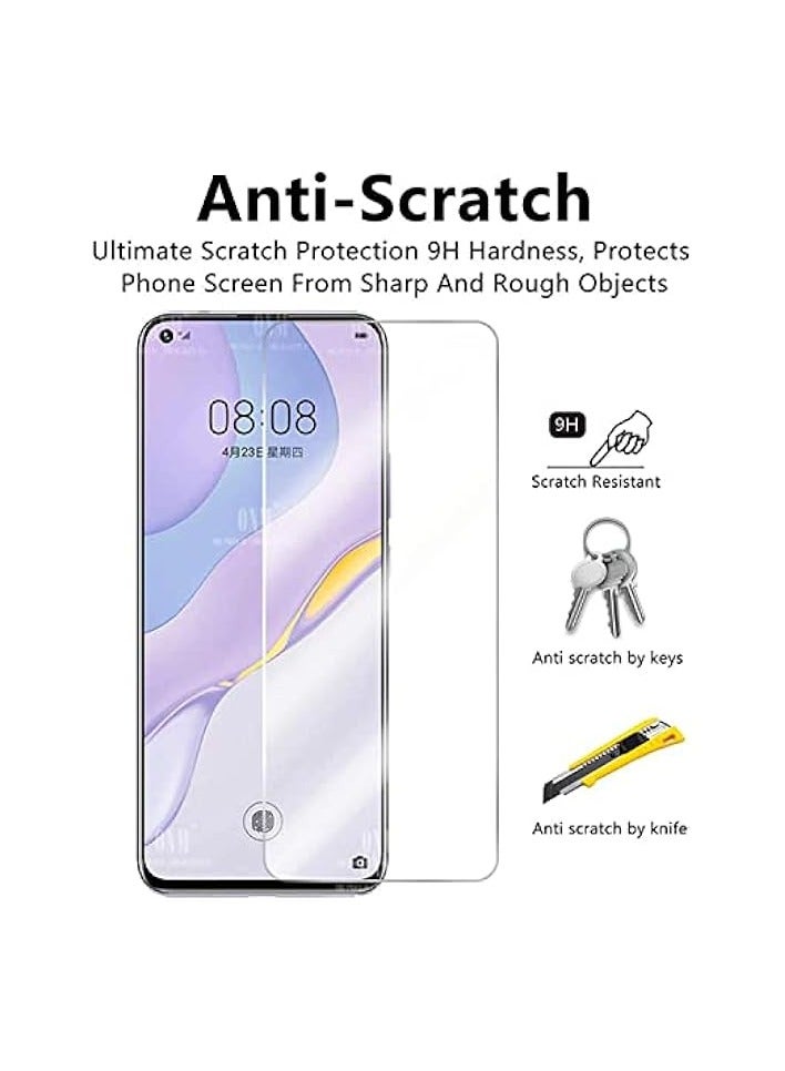 بروماس واقي شاشة هواوي نوفا 7 / نوفا 7 5G من الزجاج المقسى والغراء الكامل المضاد للخدش 9H Hd فيلم حماية للهاتف هواوي نوفا 7 / نوفا 7 5G - Image 2