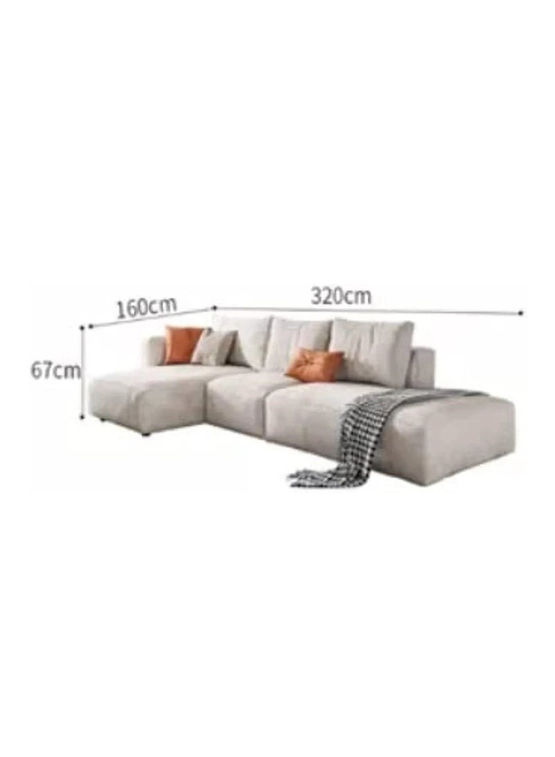Comfynest Modern Sectional L Shape Sofa Set Minimalist Glamour Style  - Image 2