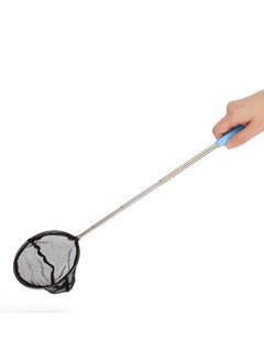 Zerodis Aquarium Shrimp Net, Stainless Steel Fine Mesh Nest Extendable Fish Fish Skimmer Net Scoop with Long Handle(Round)  - Image 1