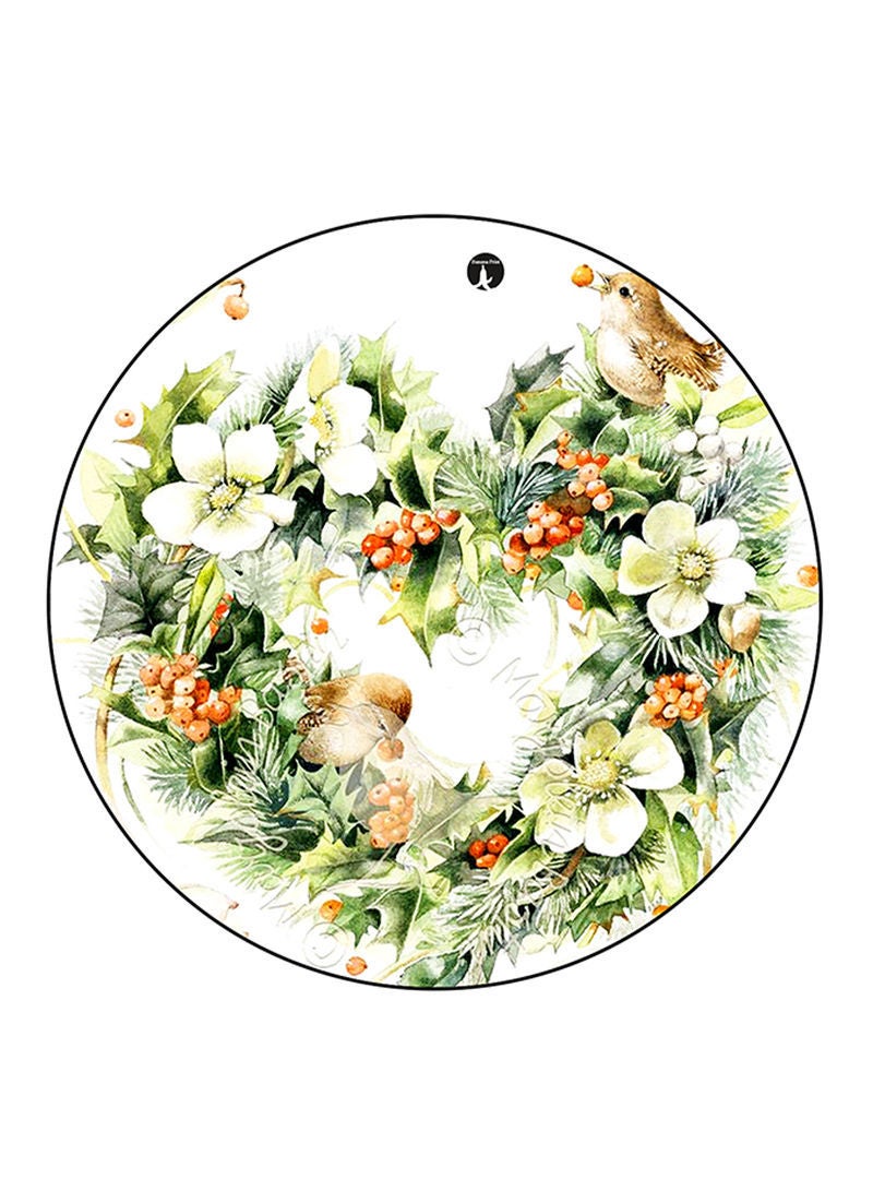 RKN Flowers Printed Mouse Pad  Multicolour