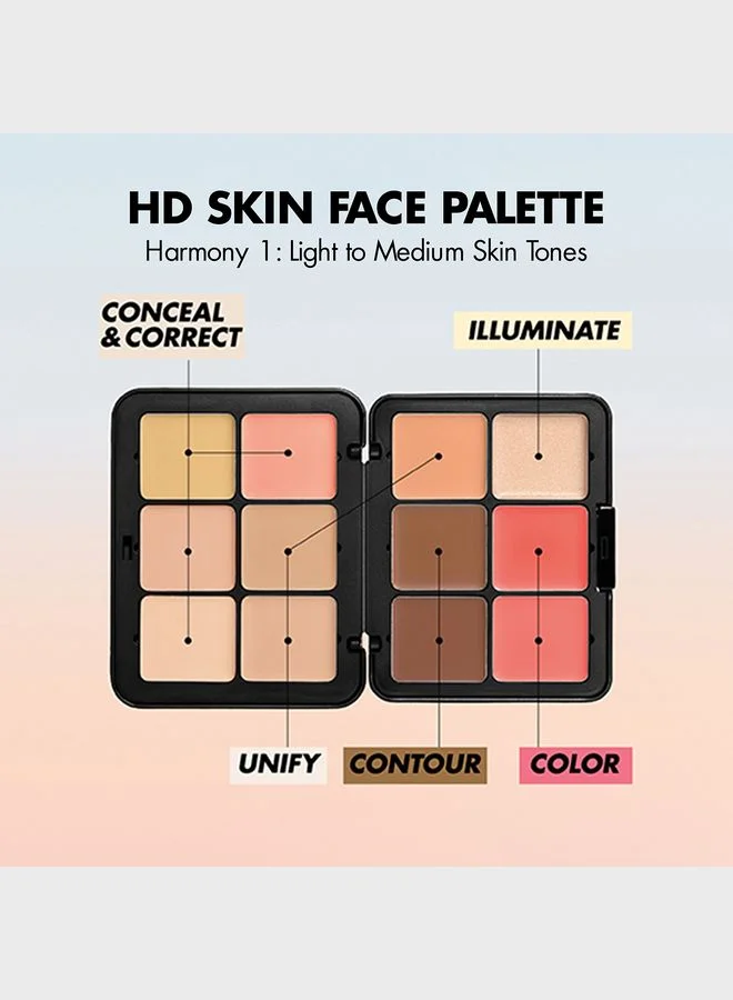 MAKE UP FOR EVER 3 Steps Complexion Kit (Light to Medium)