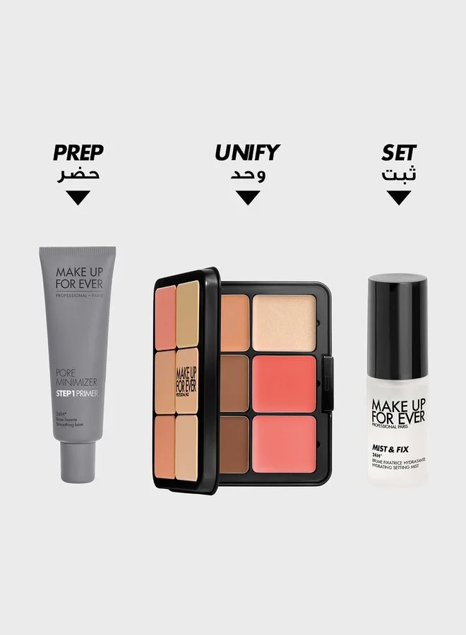 MAKE UP FOR EVER 3 Steps Complexion Kit (Light to Medium)