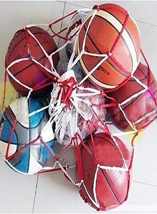 ROXAN Football Carry net (8 to 10 Ball) Color May Vary | Nylon net Strong Durable Nylon Mesh Ball Carry Net Bag for Volleyball Basketball Football Outdoor Sports Equipment - Image 3