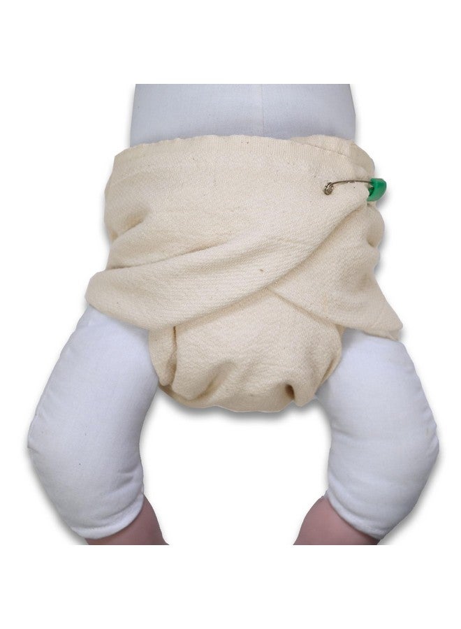 OsoCozy Unbleached Birdseye Flat Cloth Diapers (6 Pack) - 27 x 27 Inches, One-Layer Flat Cloth Baby Nappies Made of Soft, Durable 100% Birdseye Weave Cotton… - Image 4