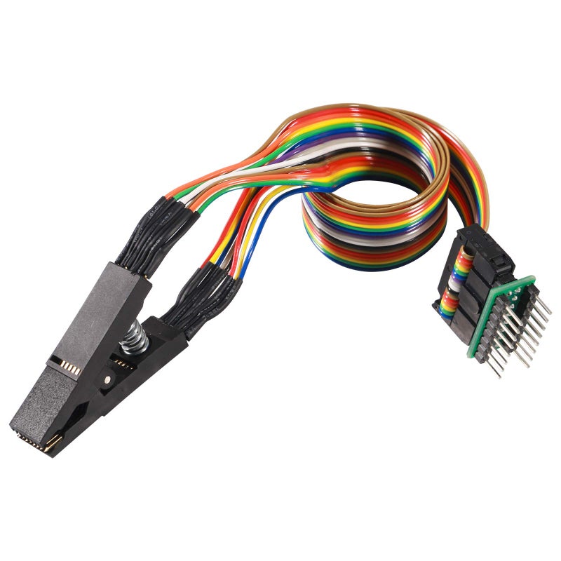 ALAMSCN SOP16 IC Test Clip SOP SOIC 16 SOIC16 SOP Soic 16 Pin IC Flash Chip Test Clamp BIOS Programmer IC Clips Socket Adapter Sop16 to Dip16 for 25 Series Rt809F Tl866Cs Tl866A - Image 1