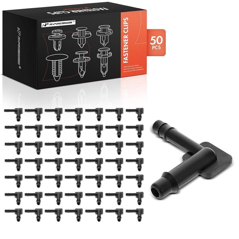 A-Premium 50PCS Nylon Retainer Clip Fastener Kit - Image 1