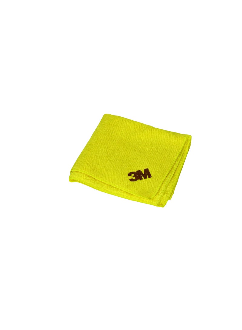 3M Scotch-Brite Microfiber High Performance Cleaning Cloth Yellow H19.1 x W22.5 x D2.1 cm 1 unit/Pack - Image 1