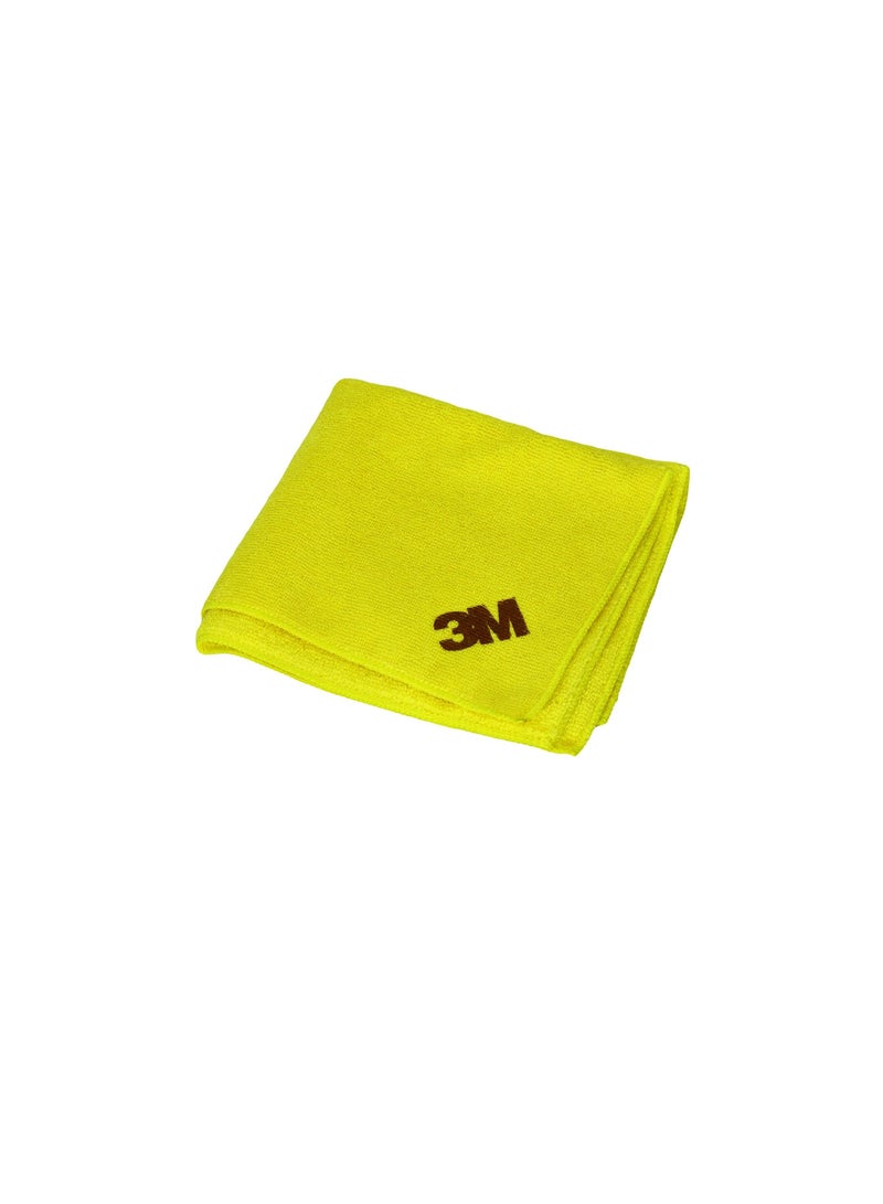 3M Scotch-Brite Microfiber High Performance Cleaning Cloth Yellow H19.1 x W22.5 x D2.1 cm 1 unit/Pack - Image 2